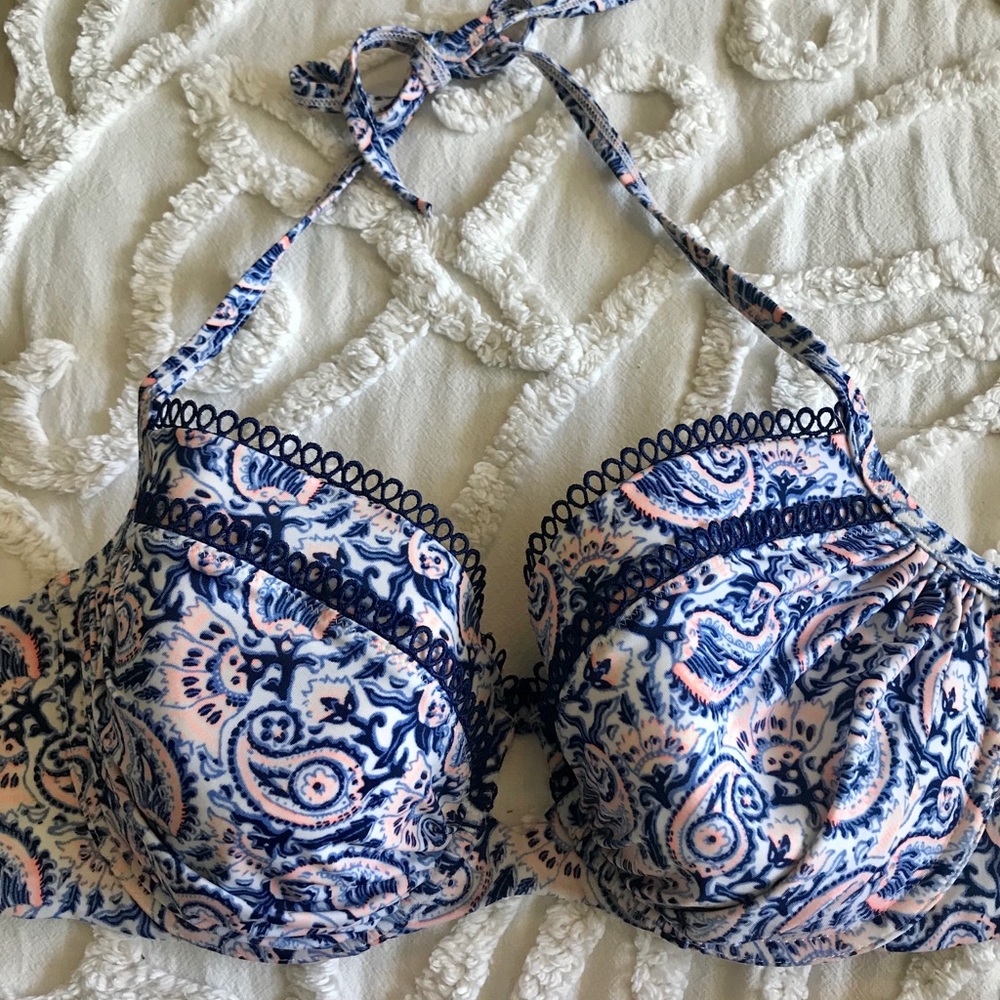 Victoria’s Secret Paisley Swimsuit Bikini Top